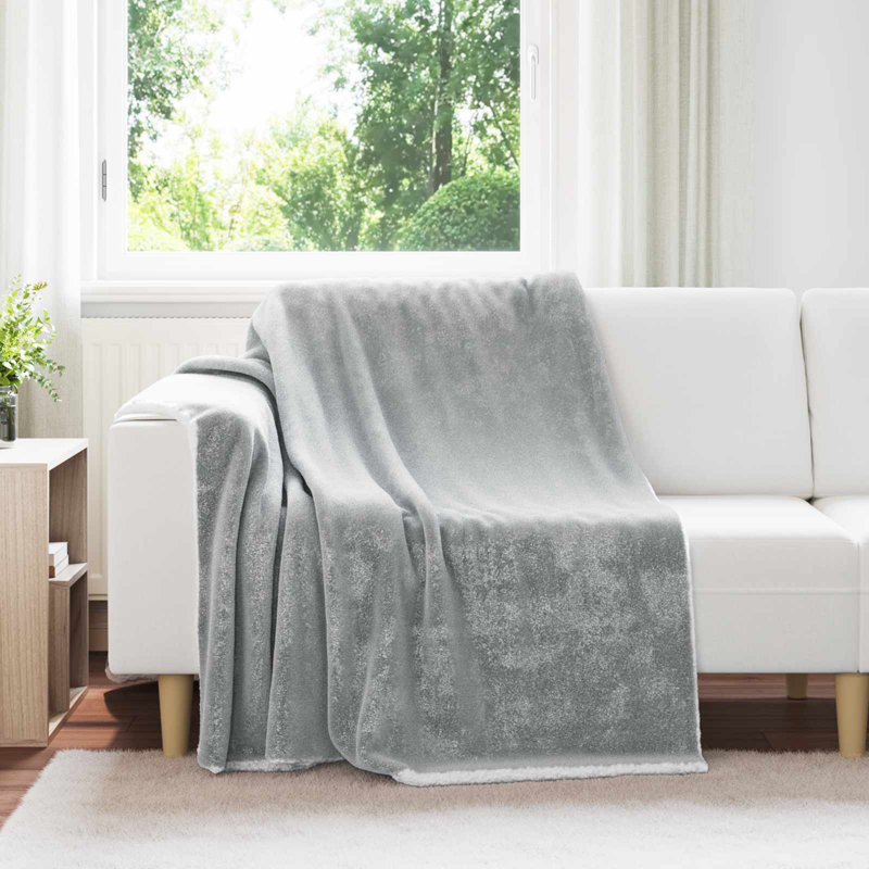 5.3-32 Throw Blanket, 200cm x 150cm, Grey