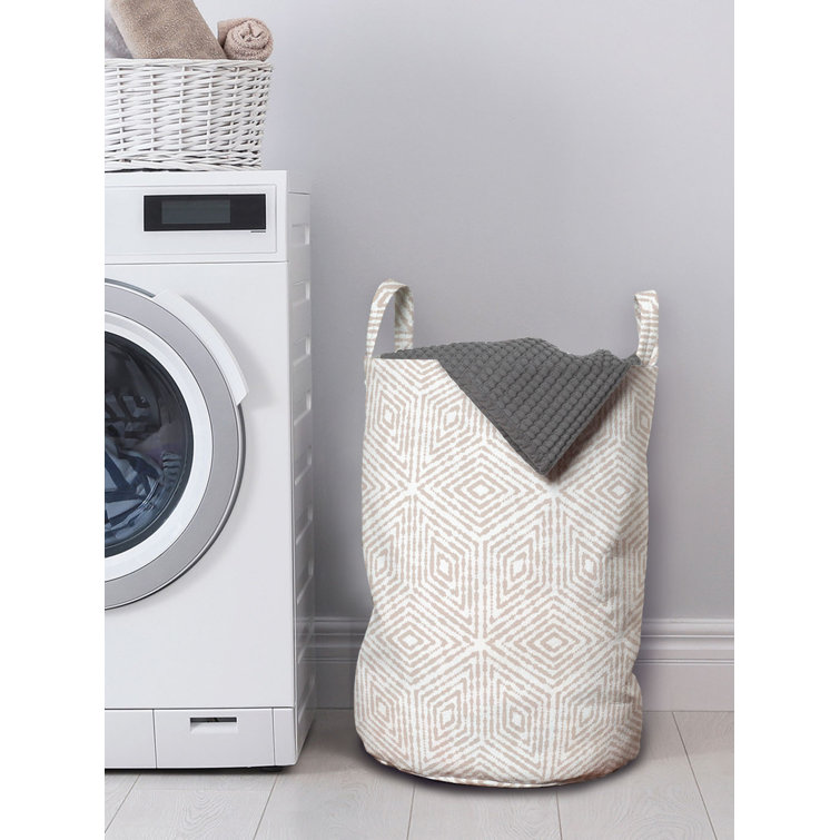 Mainstays White Polyester Mesh Laundry Bag with Drawstring Closure