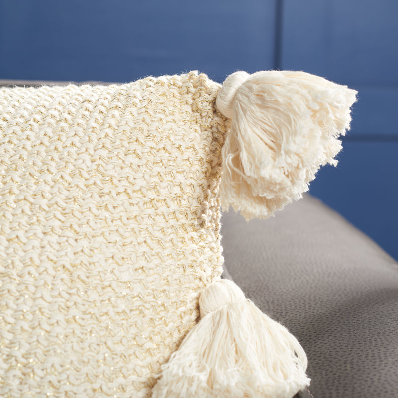 Mari Cotton Reversible Throw Pillow