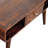 Solid Wood Curved California Coffee Table