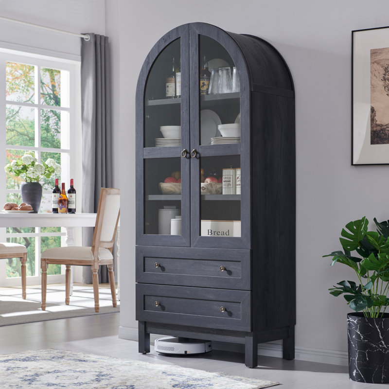 Armoire de rangement Cardentey, Gris