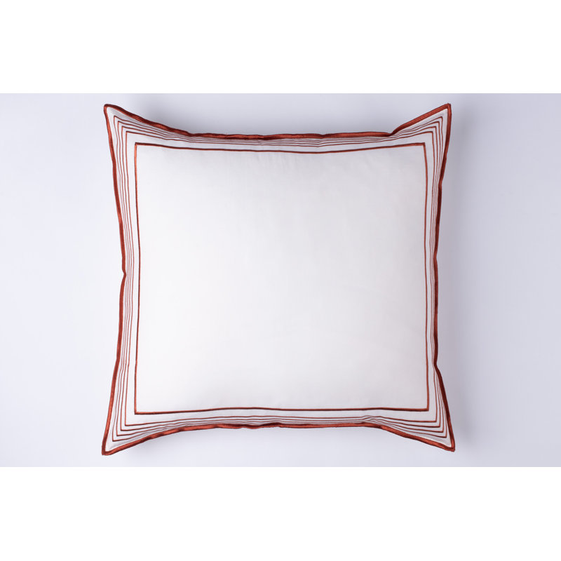 Sham, Euro, White/Brick