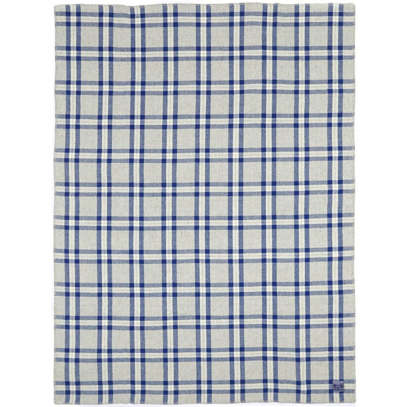Hand Woven Blanket, Blue, 80" x 96"