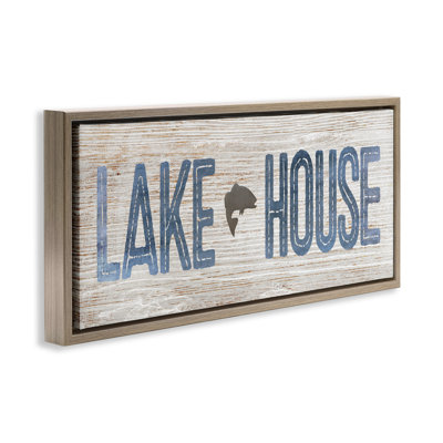 Lake House avec motif de poisson