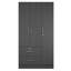 Garde-robe 3 portes, 2 tiroirs, 1 serrure Ke Wilson - 36 W-1252251178
