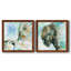 Hawk On Blue - Ensemble de 2 peintures sur toiles-920405285-920405282