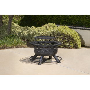 Round Steel Wood Burning Smokeless Fire Pit