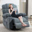Fauteuil inclinable avec massage chauffant-468235379