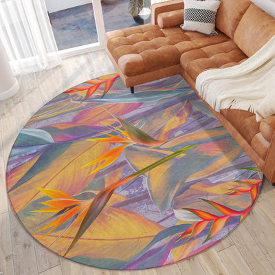 Tapis floral lavable en machine Braggs