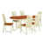7 pièces : 1 table, 6 chaises sélectionné