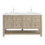 Breckenridge 59.88'' W Double Bathroom Vanity Base-645385188