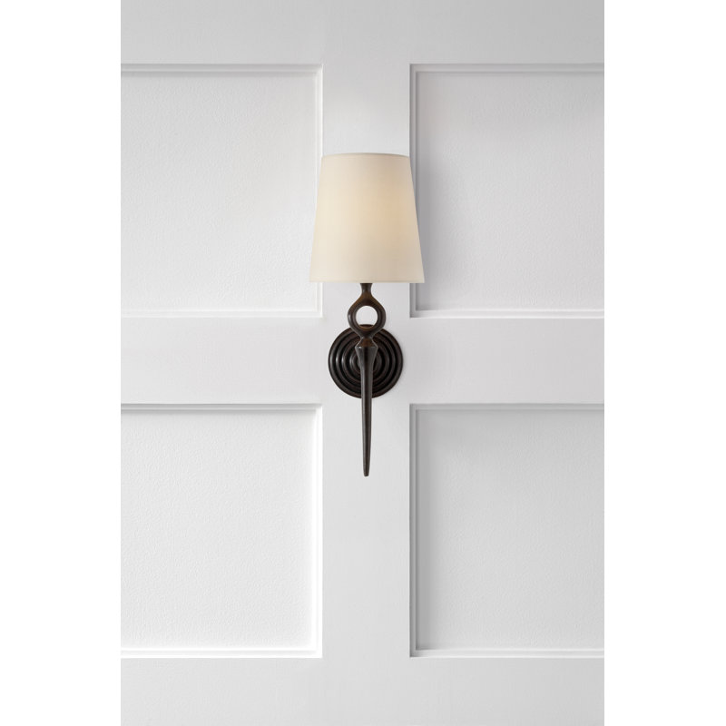 AERIN Bristol Single Sconce, Aged Iron