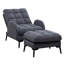 Affric 60cm Wide Velvet Wing Chair Recliner-2130332473