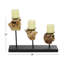Candélabre de table en bois 12 po