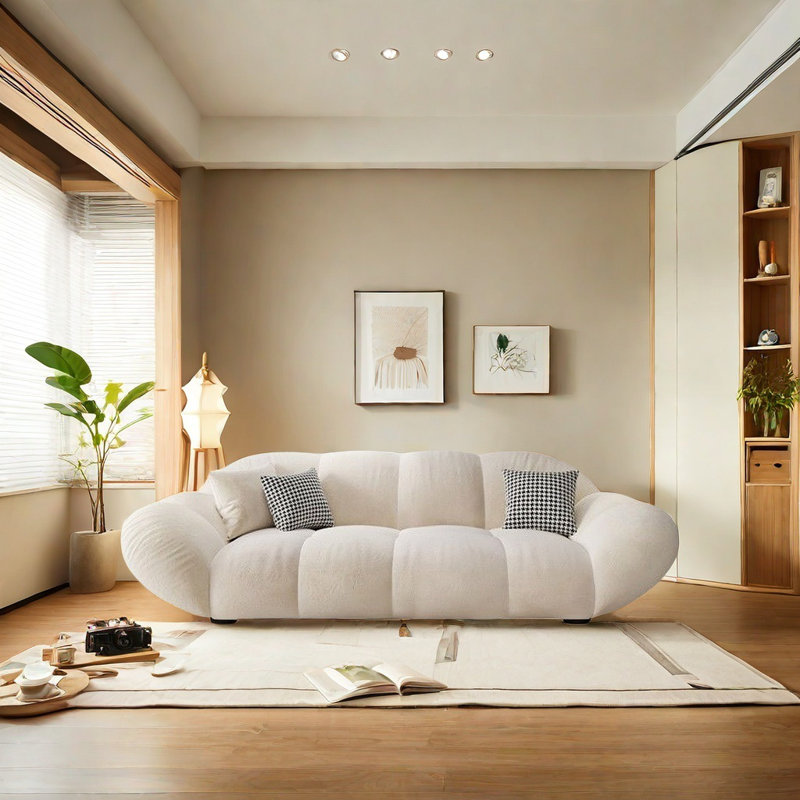 Canapé Retro, 2, H 30,71 po x l 86,61 po x P 37,4 po