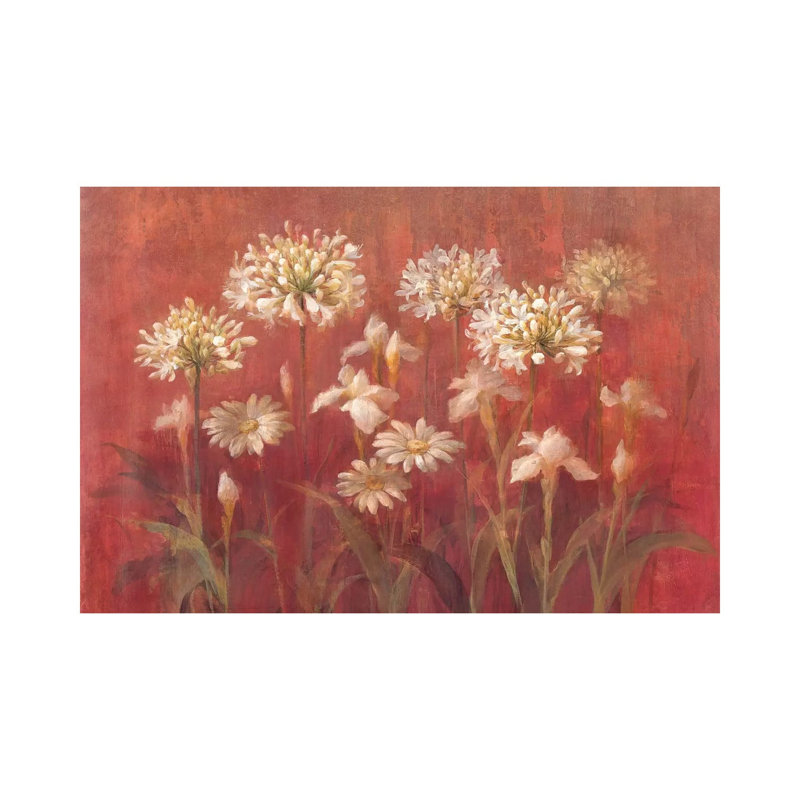 Coastal Hydrangea par Danhui Nai - reproduction d'art, Aucun mat, H 26 po x l 40 po x P 1,5 po, Toile tendue