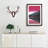 The Pink Forest Angles in Abstract - Picture Frame Graphic Art Print-55763412-55763410