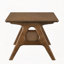 Ensemble de table basse 3 pièces en bois de style moderne du milieu du siècle
