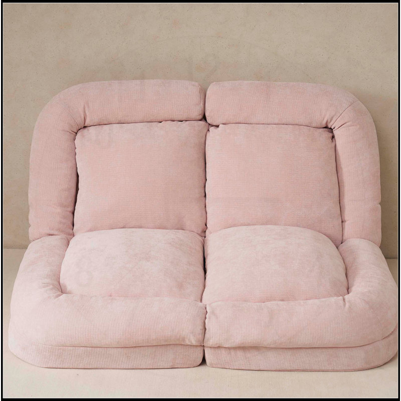 Canapé-lit convertible double escamotable, Blanc
