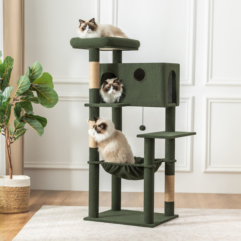 Arbre à chat 52 "H, Vert