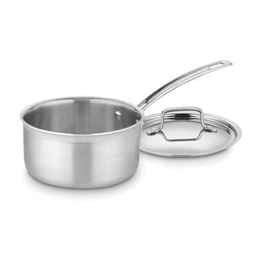 Alpine Cuisine Sauce Pan 2.5qt Aluminum Nonstick Coating Bakelite Handle  with Glass Lid, Nonstick Saucepan for All Stoves, Multipurpose Use for Home