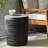 Patio Side Table with Concrete,Round Top