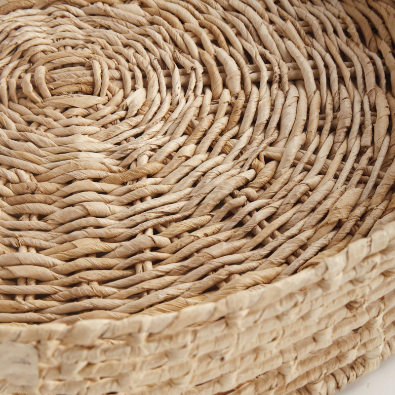 JULIET ABACA ROND PLATEAUX, ENSEMBLE DE 2