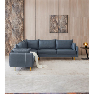 Canapé modulaire en cuir Vegan