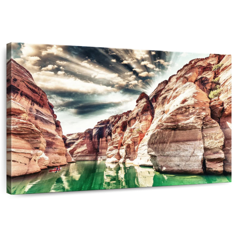 Alvord Lake Powell Sunset Journey, 34" H x 51" W