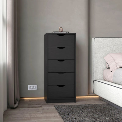 Commode 5 tiroirs Wenge