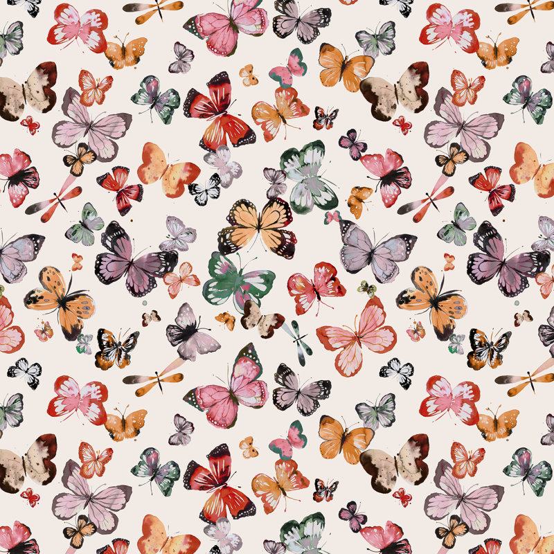 Papillons, ailes, campagne, H 36 po x l 36 po
