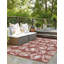 Tapis contemporain rouille et ivoire Ayton-22935453