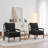 Accent Chair With Turned Wood And Solid Frame-1112785252