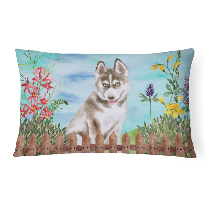  Coussin Siberian Husky SpringIndoor / Outdoor