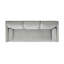 Canapé de ferme moderne de 84 po Knox, velours gris opale