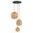 Keon 8-Light Chandelier in Warm Brass