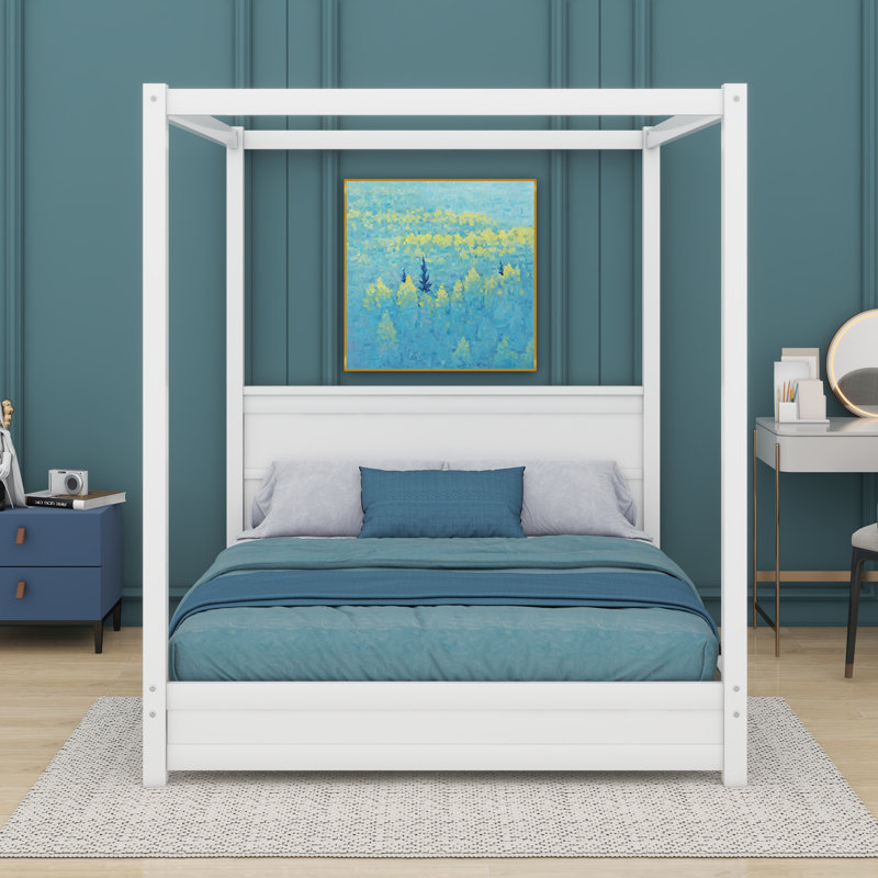 Canopy Bed, White