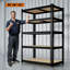  Tablettes de rangement robustes à 5 niveaux pour garage 2600LBS, l 35,43 po x P 15,74 po x H 72,05 po