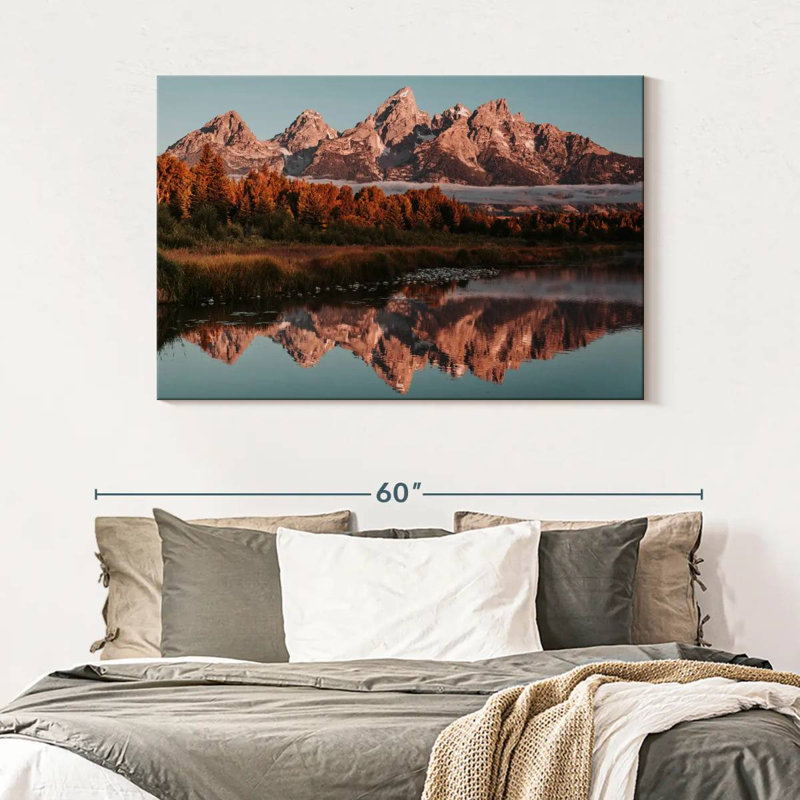 Alvord Grand Teton Sunrise Glow, H 32 po x l 48 po