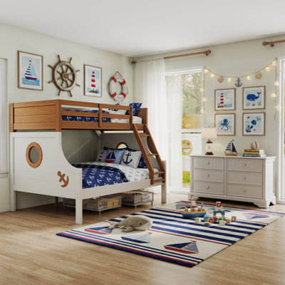 Ostrander 2-Piece Bunk Bed And Dresser Set