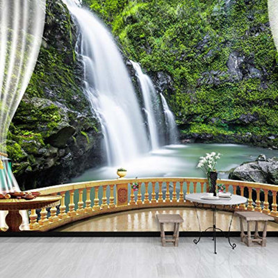Murale vue naturelle de faux balcon
