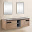 Ensemble de meuble-lavabo double 72 po avec miroir Breckan