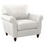 Ensemble de canapé et de deux chaises 100% cuir fleur Buxton-1231152686