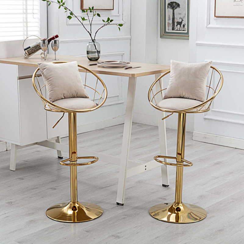 Tabouret Julliette, Blanc cassé