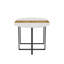 Ensemble de table de salle à manger 7 pièces ovale, plateau fixe en triamine blanche et grain de bois avec 6 chaises en cuir synthétique, ensemble de table de cuisine moderne pour 6 personnes, idéal pour les petits espaces, appartement-685776387