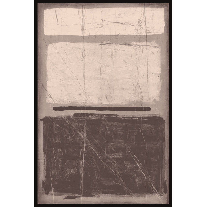 Conquered Territory - Floater Frame Painting on Canvas, 45cm H x 30cm W x 3.81cm D