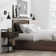Navarro Rustic Wall Mount Nightstand with Drawer and Storage Shelf