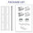 Frosted Glass Sliding Closet Doors With Installation Hardware Kit-100350979