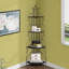 Bibliothèque d'angle en métal Charl H 73,5 "x l 23,25"