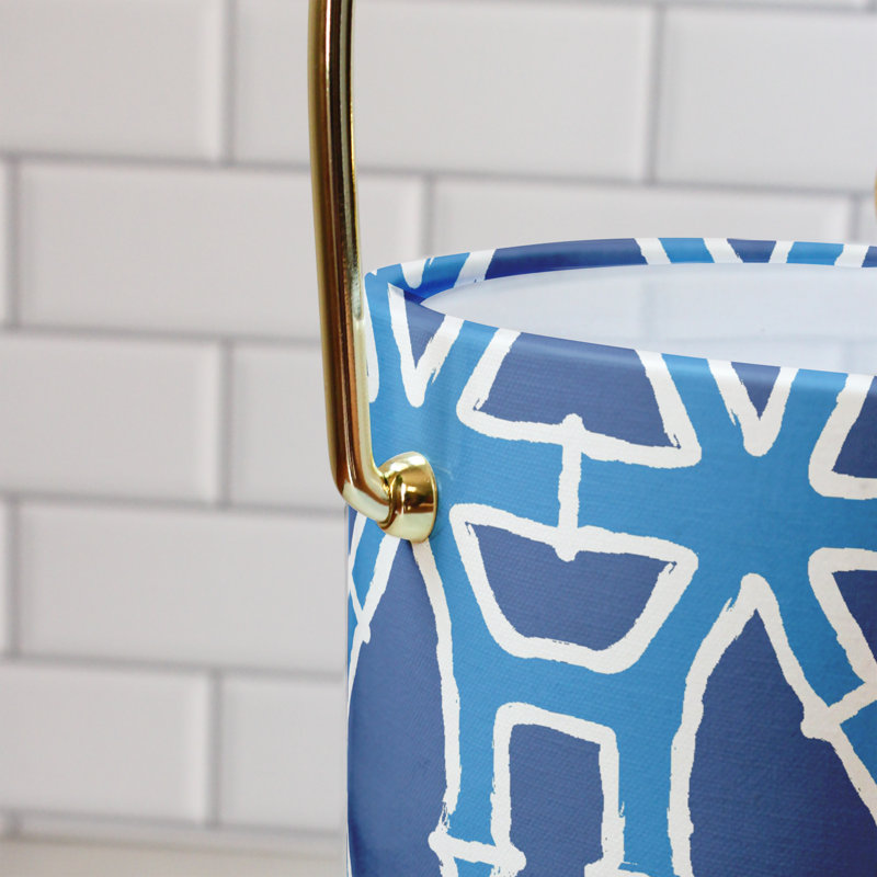 SEAU À GLACE BLEU BAMBOU, Bleu foncé